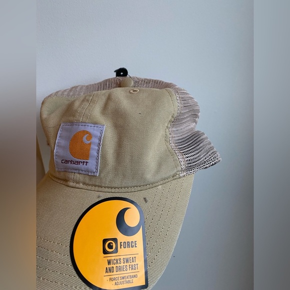 Carhartt Men’s Force Khaki Colored Hat - Picture 6 of 6